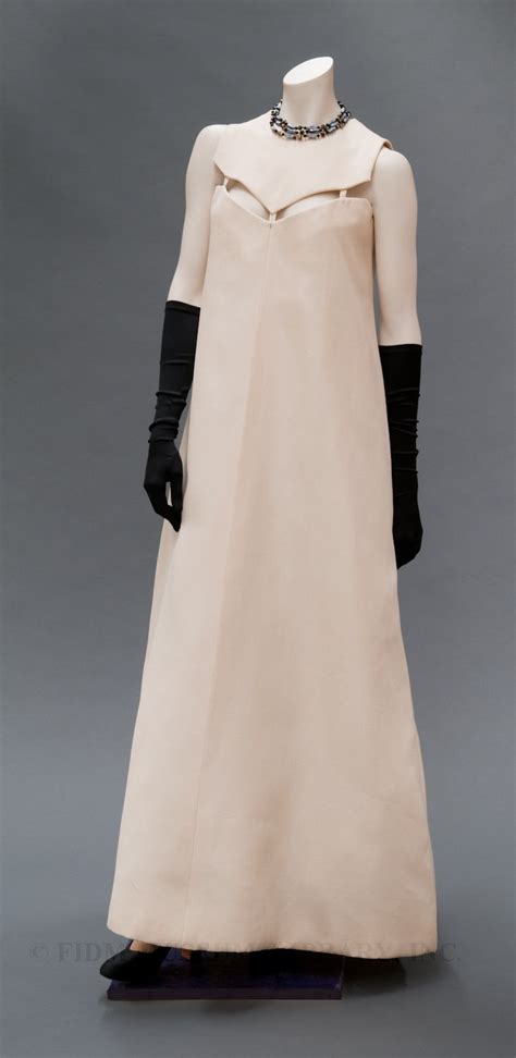 Lot 270: Christian Dior Haute Couture Gold Dress, 1966